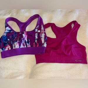 Champion Purple and Pink Sport Bras BUNDLE